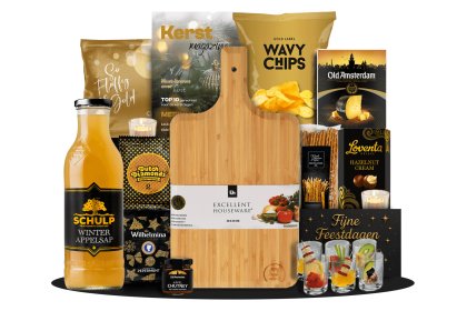Kerstpakket Borrelplank Gezelschap