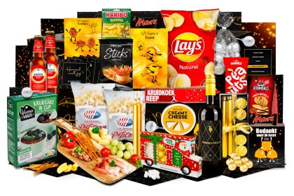 Kerstpakket Borrelplank vreugd