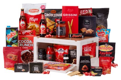 Kerstpakket Feestelijke Voorraadkist 2.0
