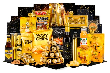 Kerstpakket Feestgoud