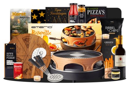 Kerstpakket Pizzaplezier Deluxe