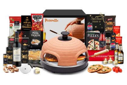 Kerstpakket Pizzarettestijl