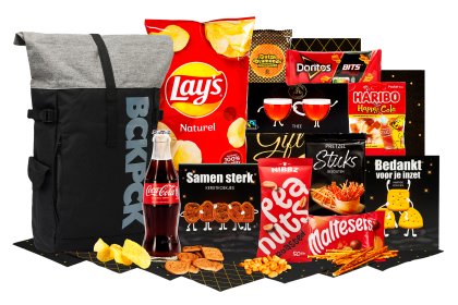 Kerstpakket Snackpakket Backpack